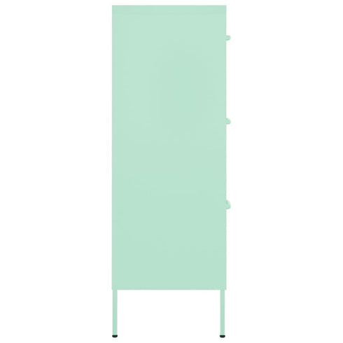 Lady Jillian -  Drawer Cabinet Mint 80x35x101,5 cm Steel